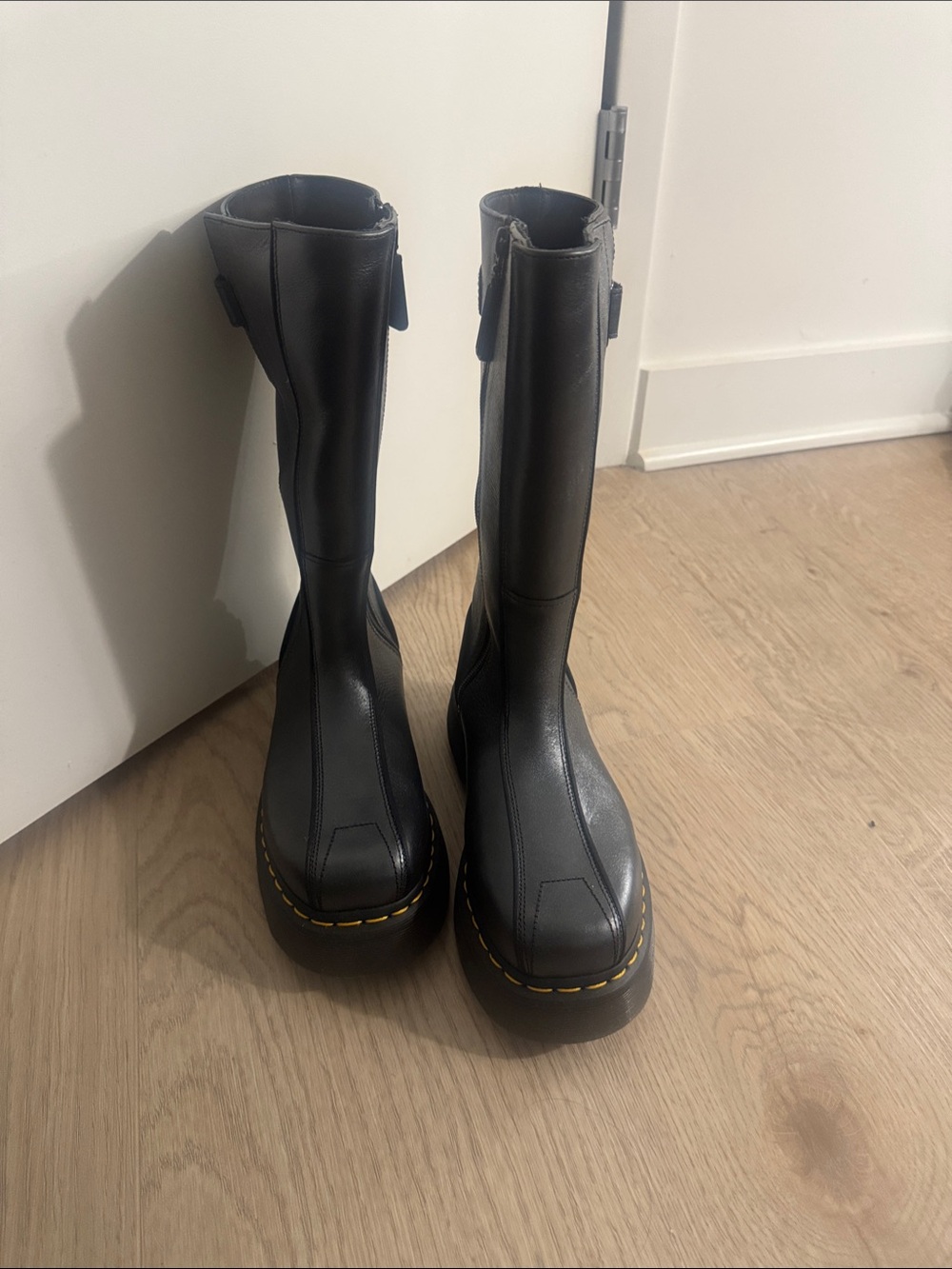 Dr. Martens Black Tall Combat Boots brand new no box
